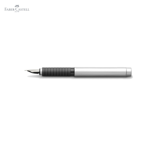 Stilou Faber-Castell Basic Metal Mat, penita EF din otel inoxidabil, pentru scriere de precizie [4]