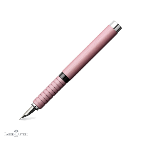 Stilouri premium - Stilou Faber-Castell Essentio Aluminium Rose, penita otel inoxidabil B, design modern premium