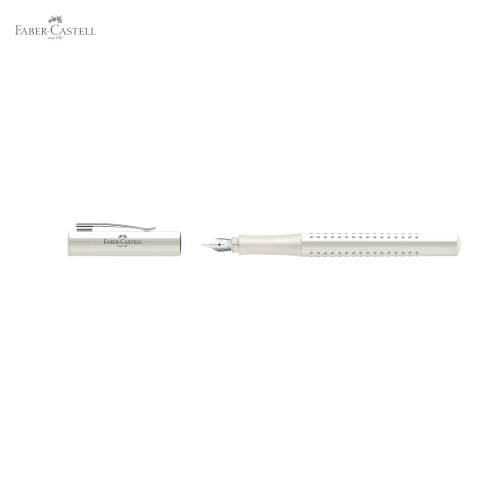 Stilou Faber-Castell Grip 2010 alb cocos, penita B din otel inoxidabil, pentru dreptaci si stangaci [4]
