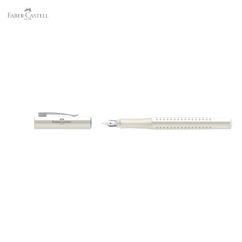 Stilou Faber-Castell Grip 2010 alb cocos, penita fina din otel inoxidabil, pentru dreptaci si stangaci [4]