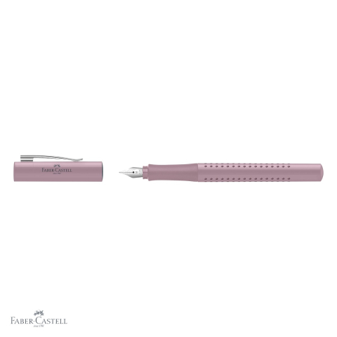 Stilou Faber-Castell Grip 2010 Rose, penita din otel inoxidabil, pentru dreptaci si stangaci [3]