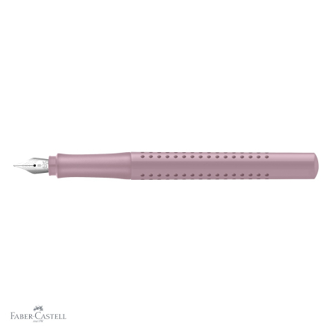 Stilou Faber-Castell Grip 2010 Rose, penita din otel inoxidabil, pentru dreptaci si stangaci [3]