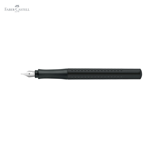 Stilou Faber-Castell Grip 2011 negru, penita F din otel inoxidabil, pentru dreptaci si stangaci [4]