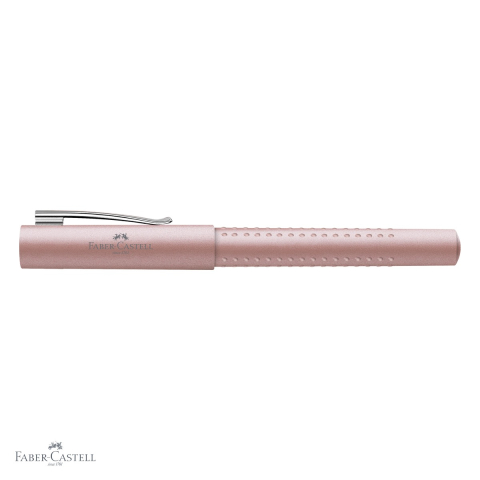 Stilou Faber-Castell Grip 2011 Rose Pal 2024, penita inox marimea M, pentru dreptaci si stangaci [3]