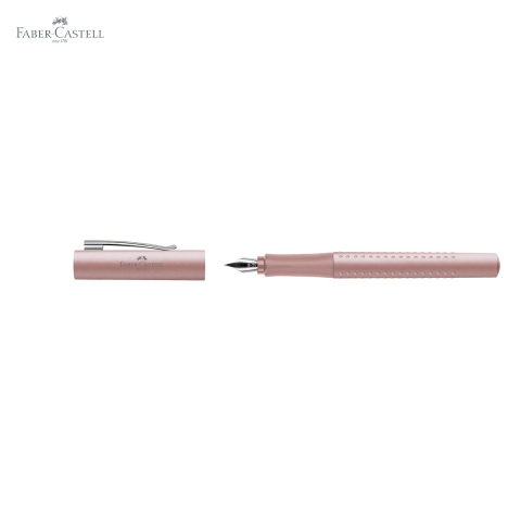 Stilou Faber-Castell Grip 2011 Rose Pal 2024, penita inox marimea M, pentru dreptaci si stangaci [4]