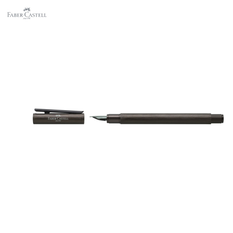 Stilou Faber-Castell Neo Slim din aluminiu anodizat negru, penita B din otel inoxidabil, pentru profesionisti [4]