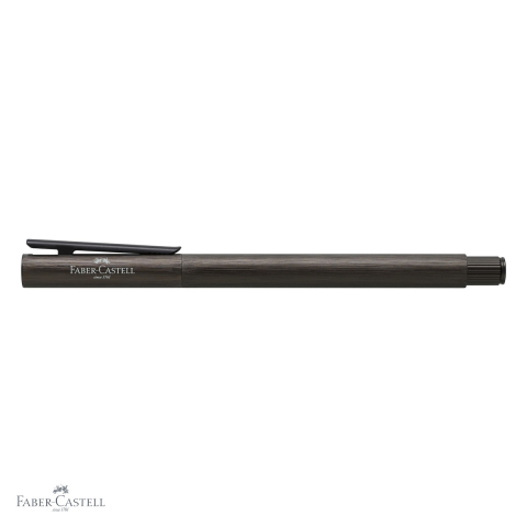 Stilou Faber-Castell Neo Slim din aluminiu anodizat negru, penita EF din otel inoxidabil, pentru profesionisti [3]