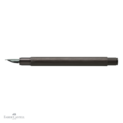 Stilou Faber-Castell Neo Slim din aluminiu anodizat negru, penita otel inoxidabil M, pentru profesionisti [3]