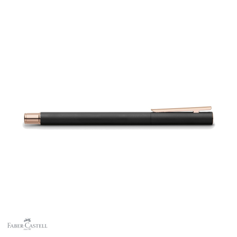 Stilou Faber-Castell Neo Slim Metal, corp subtire din metal lacuit, detalii rosegold, pentru profesionisti [3]
