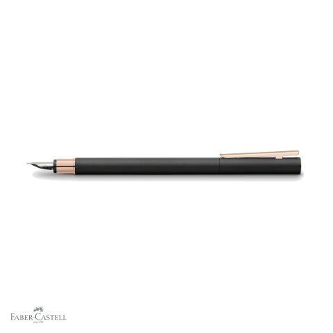 Stilou Faber-Castell Neo Slim Metal, penita otel inoxidabil, design subtire, rosegold, pentru profesionisti [3]