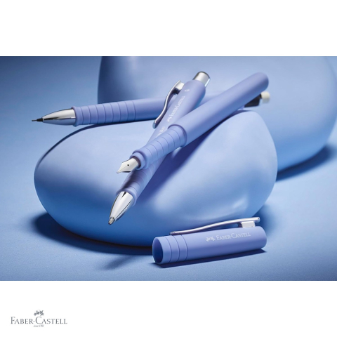 Stilou Faber-Castell Poly Pen, varf B, culoare lila iris, pentru scris elegant si confortabil [3]