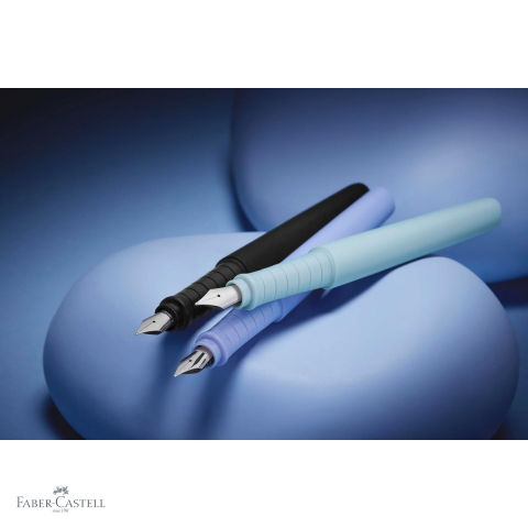 Stilou Faber-Castell Poly Pen, varf M, culoare lila iris, din materiale reciclate, pentru scris elegant [3]