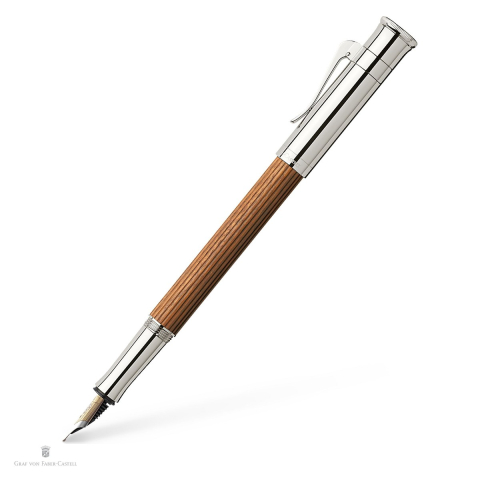 Instrumente de scris - Stilou Graf von Faber Castell Classic, lemn de pernambuc, penita M