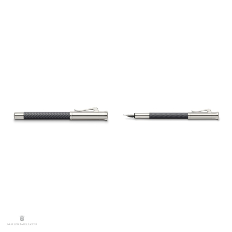 Stilou Graf von Faber Castell Guilloche Cisele, antracit, penita M [3]
