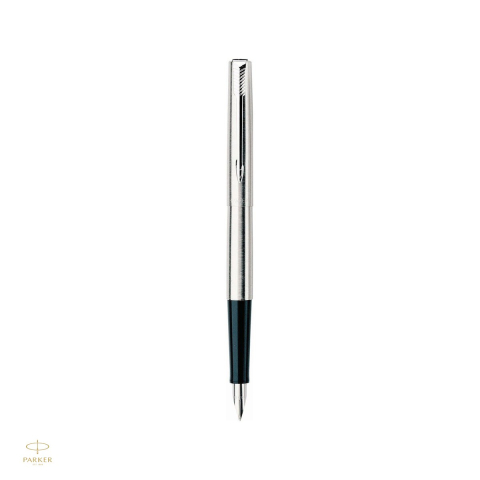 Stilou Parker Jotter CT cu capac, penita din otel inoxidabil, corp din otel inoxidabil, argintiu [3]