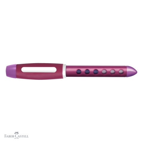 Stilou scolar Faber-Castell Scribolino Blackberry, penita iridiu, ergonomic, pentru dreptaci incepatori [3]