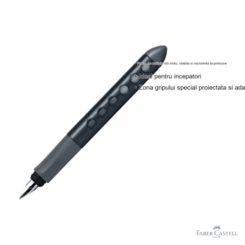 Stilou scolar Faber-Castell Scribolino, grip ergonomic, pentru dreptaci incepatori [2]