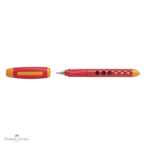 Stilou scolar Faber-Castell Scribolino, penita iridiu, zona grip ergonomica, pentru dreptaci incepatori [3]