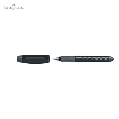 Stilou scolar Faber-Castell Scribolino pentru stangaci, penita din iridiu, negru, ideal pentru incepatori [4]