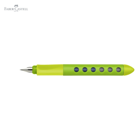 Stilou scolar Faber-Castell Scribolino Vernil, penita din iridiu, ergonomic, pentru dreptaci incepatori [4]