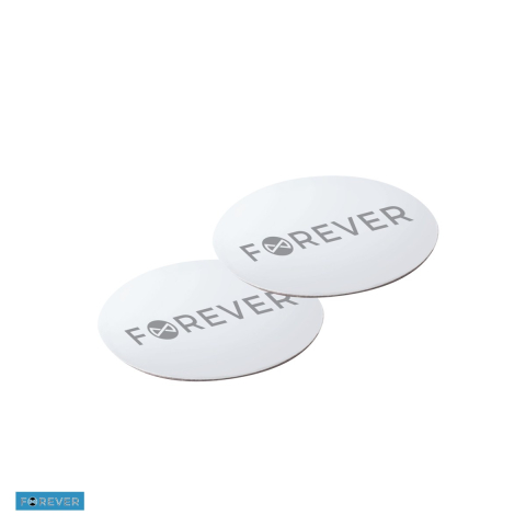 Accesorii IT - Suport adeziv Forever, cu prindere adeziva, magnetic, alb