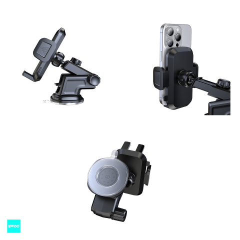 Suport auto BWOO ZJ125, pe bord, negru [3]