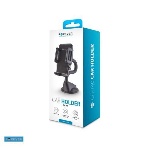 Suport auto Forever CH-140, pe parbriz, negru [3]