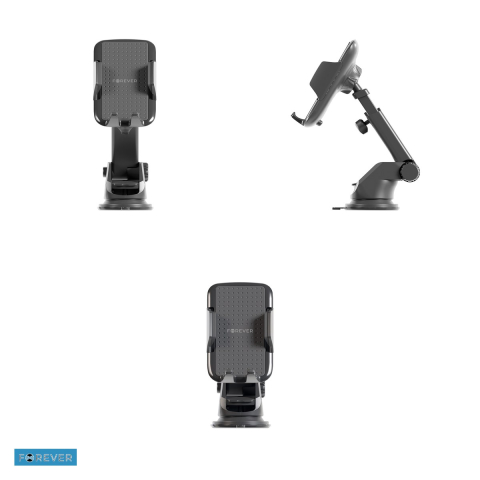 Suport auto Forever CH-320, pe parbriz, negru [3]