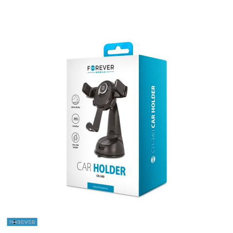 Suport auto Forever CH-340, pe parbriz, negru [3]