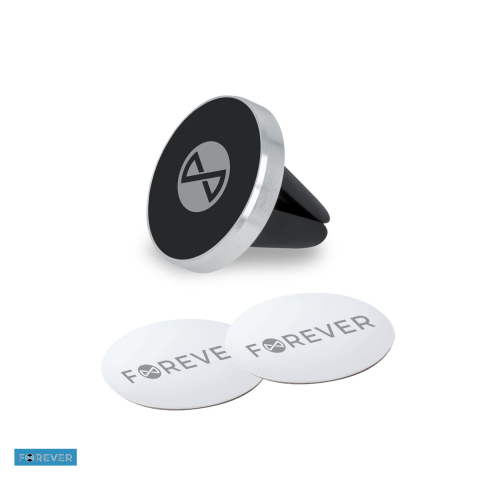 Accesorii IT - Suport auto Forever MH-110, prindere in grila de ventilatie, magnetic, negru