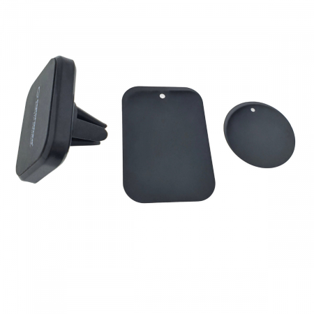 Suport auto magnetic, Esperanza Grasp 94292, cu prindere la grila de ventilatie, negru [3]