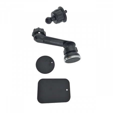 Suport auto magnetic, Esperanza Trick 94293, cu prindere la grila de ventilatie, negru [2]