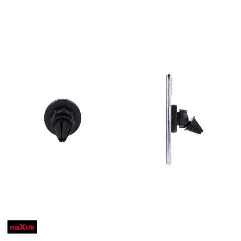Suport auto Maxlife MXCH-12, prindere in grila de ventilatie, magnetic, negru [4]