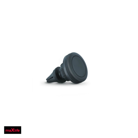 Accesorii IT - Suport auto Maxlife MXCH-12, prindere in grila de ventilatie, magnetic, negru
