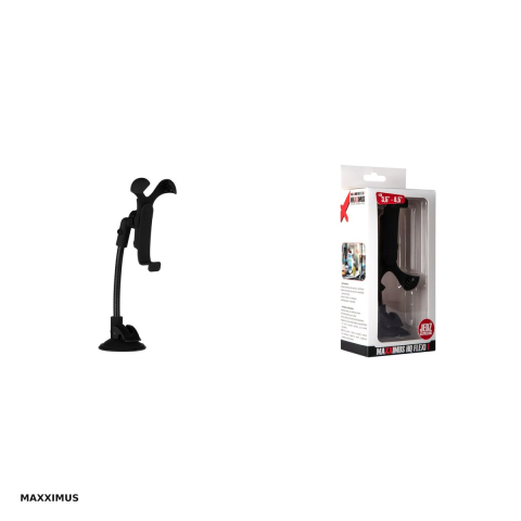 Suport auto Maxximus HQ Flexi 1, cu ventuza, negru [3]