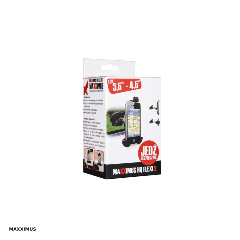 Suport auto Maxximus HQ Flexi 2, cu ventuza, negru [3]