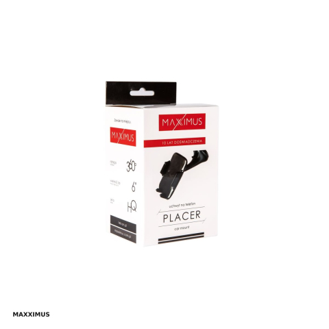 Suport auto Maxximus Placer, cu ventuza, negru [3]