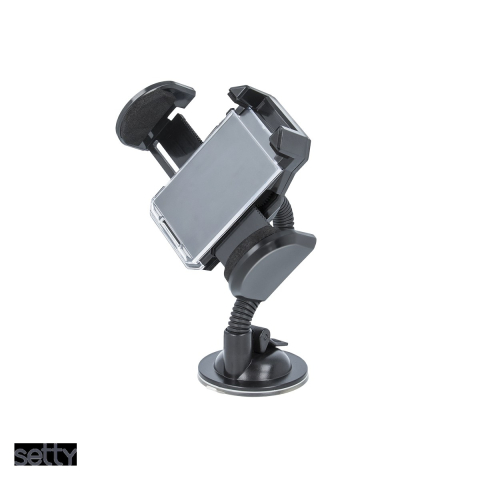 Accesorii IT - Suport auto Setty Flex, pe parbriz, negru