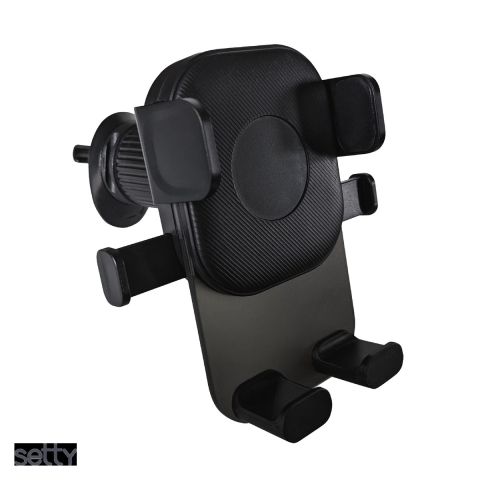 Accesorii IT - Suport auto Setty K3, prindere in grila de ventilatie, negru