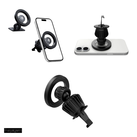 Suport auto Spigen MFT13, pe bord, MagSafe, negru [3]