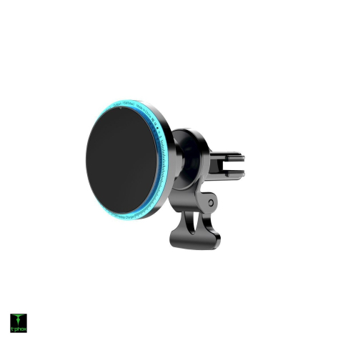 Accesorii IT - Suport auto T-Phox iMAG, cu clema, magnetic, negru