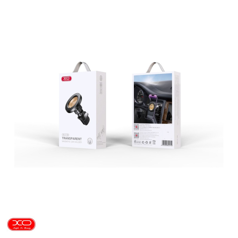 Suport auto XO 129, prindere in grila de ventilatie, magnetic, transparent [3]