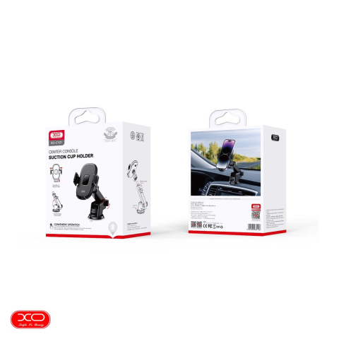 Suport auto XO C121, cu ventuza, negru [3]