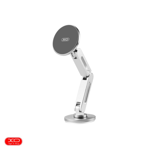 Accesorii IT - Suport auto XO C148, cu prindere adeziva, magnetic, argintiu