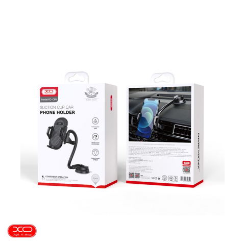 Suport auto XO C85, cu ventuza, negru [4]