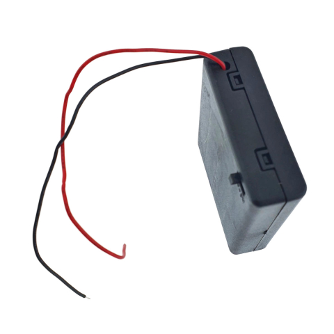 Suport Carcasa 4 x Baterii AA R6 cu Comutator si Capac cu Surub - Alimentare 6V cu Intrerupator ON/OFF pentru Proiecte DIY [1]