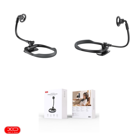 Suport de birou XO C156, de gat, MagSafe, negru [3]