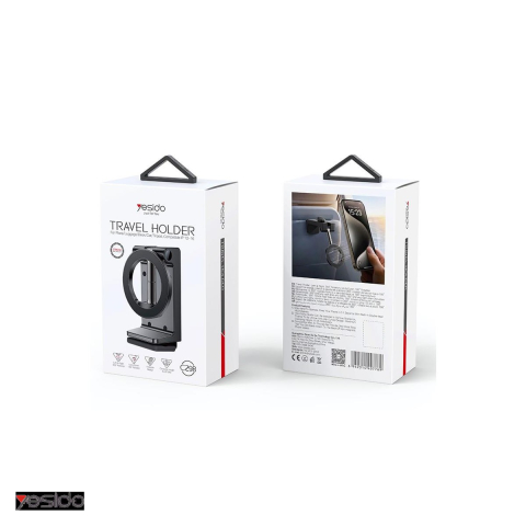 Accesorii IT - Suport de birou Yesido C298, cu clema, MagSafe, negru