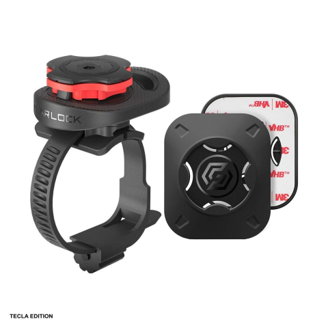 Ciclism - Suport de ghidon pentru bicicleta, ultrausor, Spigen Gearlock MS100, negru
