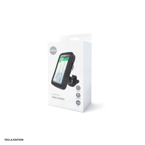 Suport de telefon impermeabil pentru bicicleta XL, telefoane pana la 6,5 inch, folie tactila, Setty UR-03, negru [4]